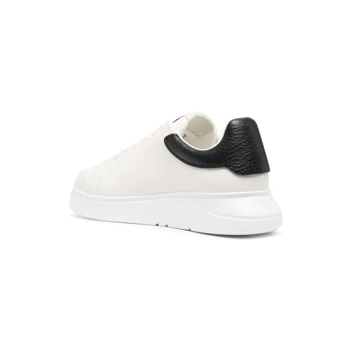 Load image into Gallery viewer, EMPORIO ARMANI SIGNATURE LOGO-PRINT LEATHER SNEAKERS - Yooto
