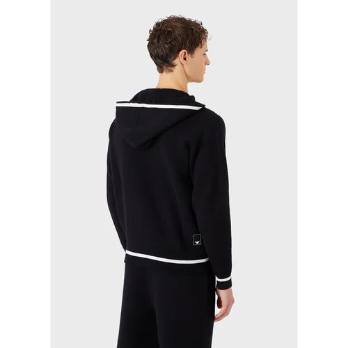 Load image into Gallery viewer, EMPORIO ARMANI
TRAVEL ESSENTIALS VIRGIN WOOL AND CASHMERE CARDIGAN WITH ZIP - Yooto
