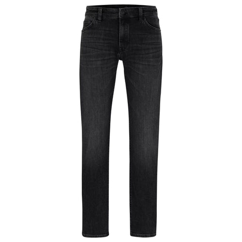 Load image into Gallery viewer, BOSS REGULAR-FIT JEANS IN BLACK COOLMAX® DENIM - Yooto
