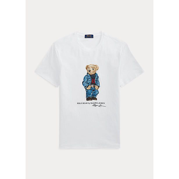 POLO RALPH LAUREN CUSTOM SLIM FIT POLO BEAR JERSEY T SHIRT Yooto