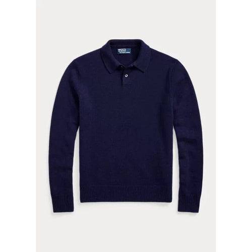 Load image into Gallery viewer, POLO RALPH LAUREN CASHMERE POLO-COLLAR JUMPER - Yooto
