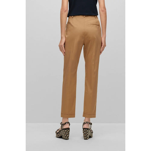 Load image into Gallery viewer, BOSS REGULAR-FIT TROUSERS IN STRETCH-COTTON TWILL - Yooto
