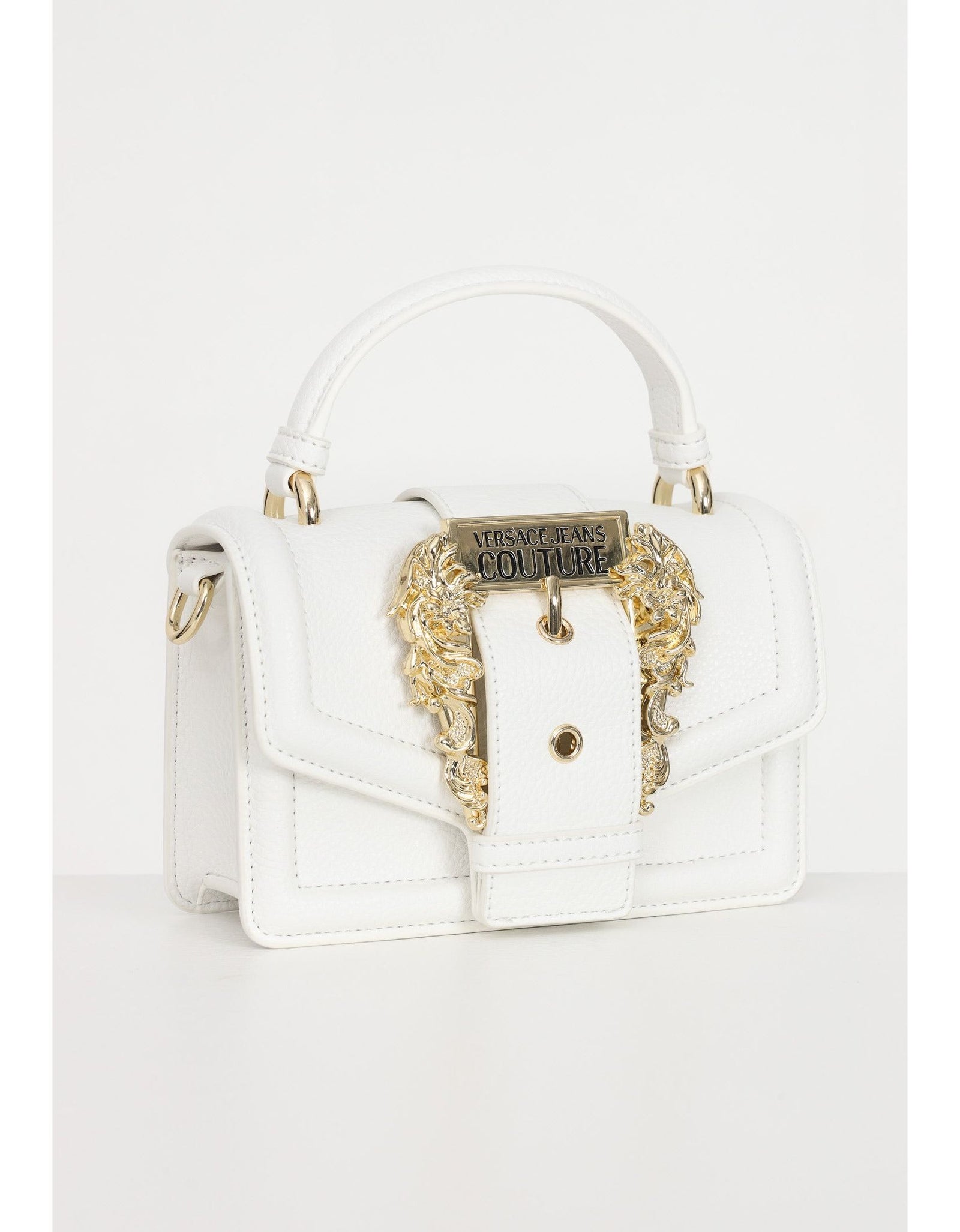 VERSACE JEANS COUTURE BAG WITH MAXI BUCKLE AND LOGO– Yooto