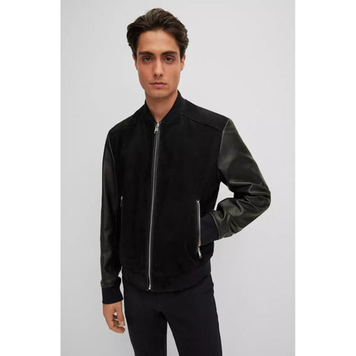 Load image into Gallery viewer, BOSS BOMBER JACKET IN SUEDE AND NAPPA LEATHER - Yooto
