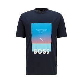 Load image into Gallery viewer, MERCERISED-COTTON SLIM-FIT T-SHIRT WITH PHOTOGRAPHIC ARTWORK - Yooto
