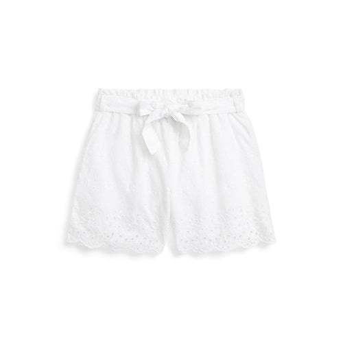 Load image into Gallery viewer, Eyelet-Embroidered Cotton Short - Yooto
