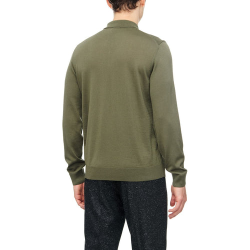 Load image into Gallery viewer, BOSS SLIM-FIT SWEATER IN RESPONSIBLE WOOL WITH POLO COLLAR - Yooto
