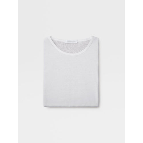 Ներբեռնեք պատկերը Պատկերասրահի դիտիչում՝ White Cotton T-Shirt - Yooto
