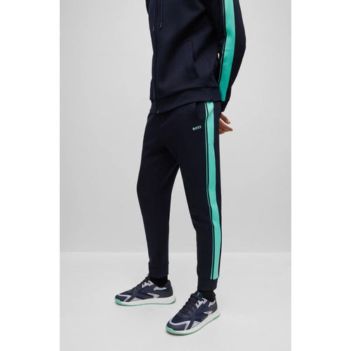 Load image into Gallery viewer, BOSS REGULAR-FIT TRACKSUIT WITH LOGOS AND PIPING - Yooto
