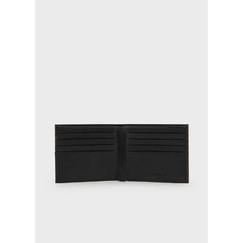 Load image into Gallery viewer, EMPORIO ARMANI SAFFIANO LEATHER CARD HOLDER WALLET WITH RUBBERISED EAGLE - Yooto
