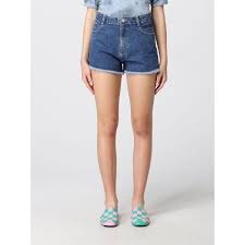Load image into Gallery viewer, Kenzo embroidered-logo denim shorts - Yooto
