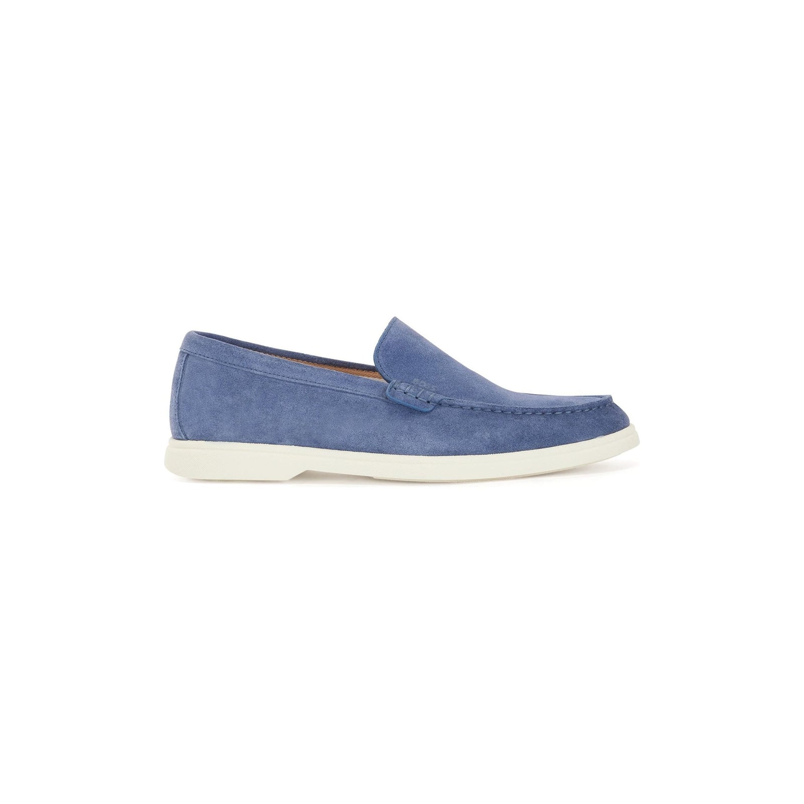 SUEDE MOCCASINS WITH EMBOSSED LOGO - Yooto