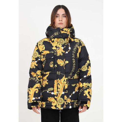 Load image into Gallery viewer, VERSACE JEANS COUTURE DOWN JACKET WITH COUTURE LOGO PRINT - Yooto
