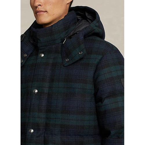 POLO RALPH LAUREN PLAID WATER RESISTANT DOWN COAT Yooto