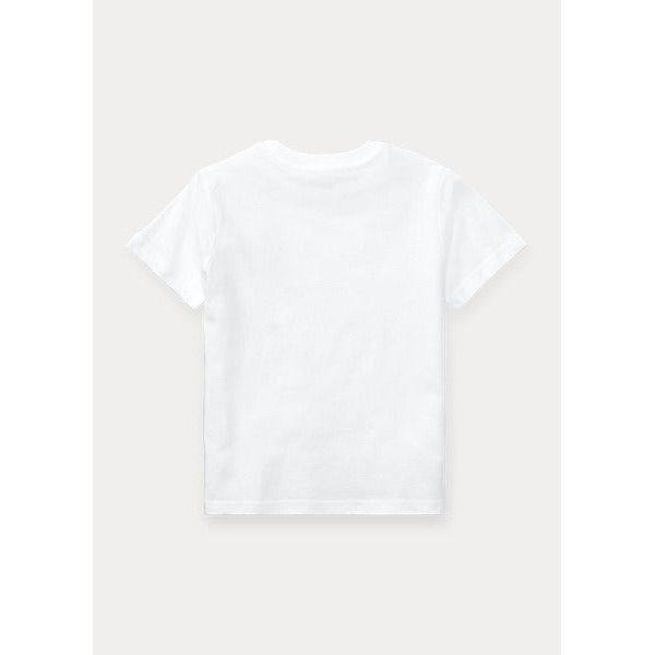 POLO RALPH LAUREN COTTON JERSEY CREWNECK T-SHIRT - Yooto