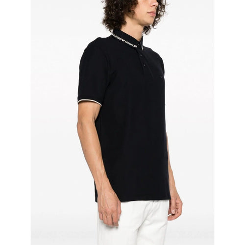 Load image into Gallery viewer, EMPORIO ARMANI JERSEY POLO SHIRT WITH PLACED JACQUARD LOGO - Yooto
