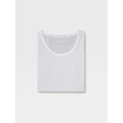 Load image into Gallery viewer, White Cotton Tank Top - Yooto
