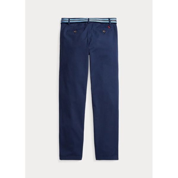 Polo Ralph Lauren Belted Slim Fit Stretch Twill Trouser - Yooto