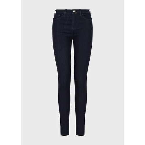 Load image into Gallery viewer, EMPORIO ARMANI J20 HIGH-WAISTED, SUPER SKINNY-LEG LYOCELL DENIM JEANS - Yooto

