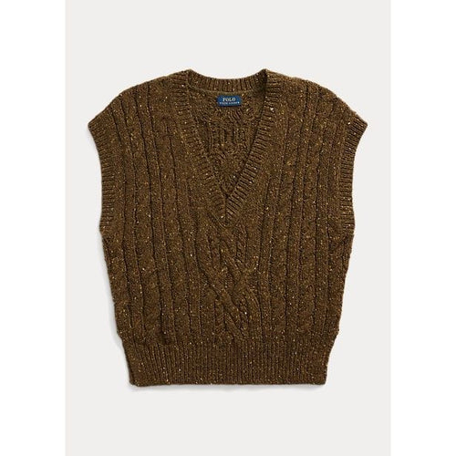 Load image into Gallery viewer, Polo Ralph Lauren Aran stitch knitted vest and V-neck - Yooto
