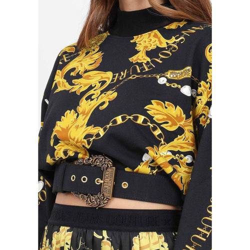 Load image into Gallery viewer, VERSACE JEANS COUTURE SWEATSHIRT WITH CHAIN PRINT - Yooto
