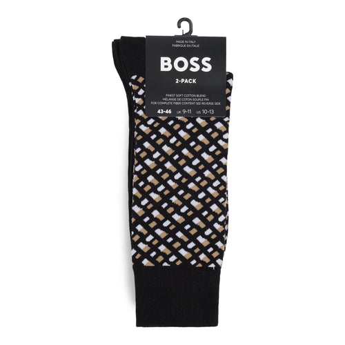 Load image into Gallery viewer, BOSS TWO-PACK OF REGULAR-LENGTH COTTON-BLEND SOCKS - Yooto

