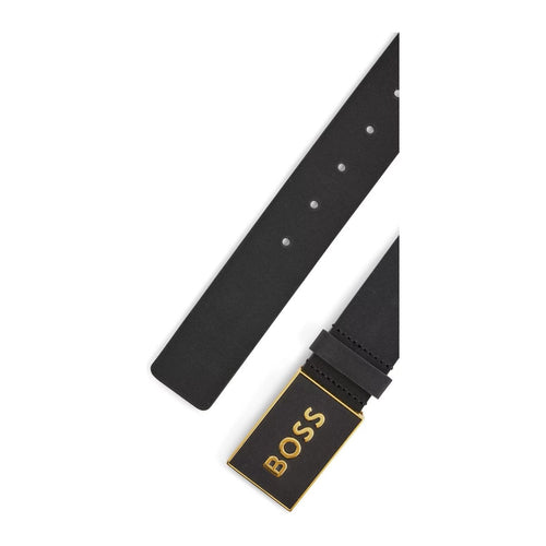 Load image into Gallery viewer, BOSS PLAQUE-BUCKLE BELT IN ITALIAN LEATHER - Yooto
