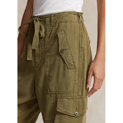 Load image into Gallery viewer, POLO RALPH LAUREN LINEN-BLEND TWILL CARGO TROUSER - Yooto
