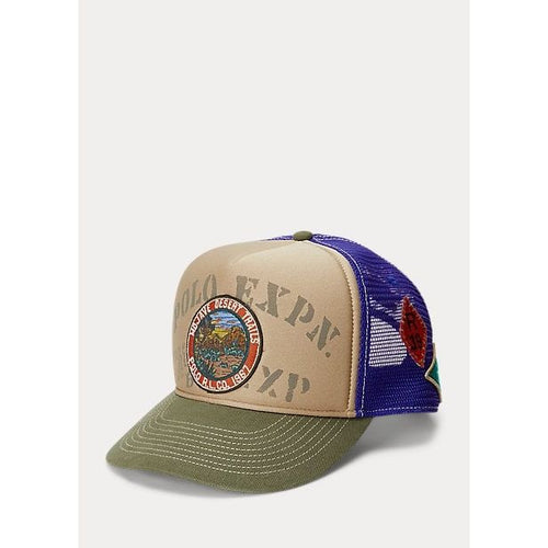 Load image into Gallery viewer, POLO RALPH LAUREN LOGO-PATCH TRUCKER CAP - Yooto
