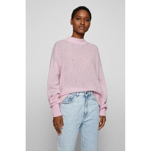 Load image into Gallery viewer, BOSS RELAXED-FIT SWEATER WITH HIGH NECKLINE - Yooto
