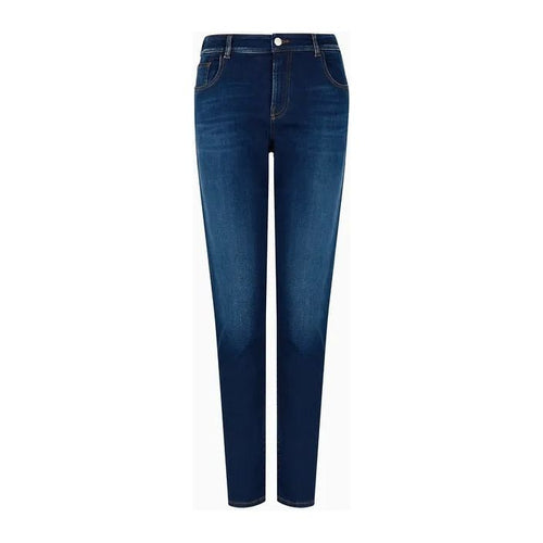 Load image into Gallery viewer, EMPORIO ARMANI J36 MID-RISE STRAIGHT-LEG JEANS IN A WORN-LOOK LYOCELL-BLEND STRETCH DENIM - Yooto
