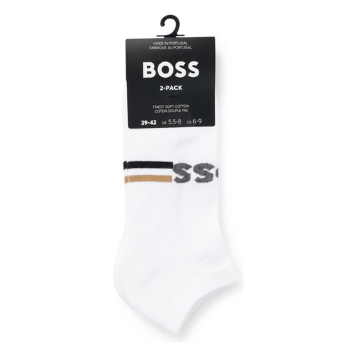 Load image into Gallery viewer, BOSS COTTON BLEND ANKLE SOCKS IN A PACK OF TWO - Yooto
