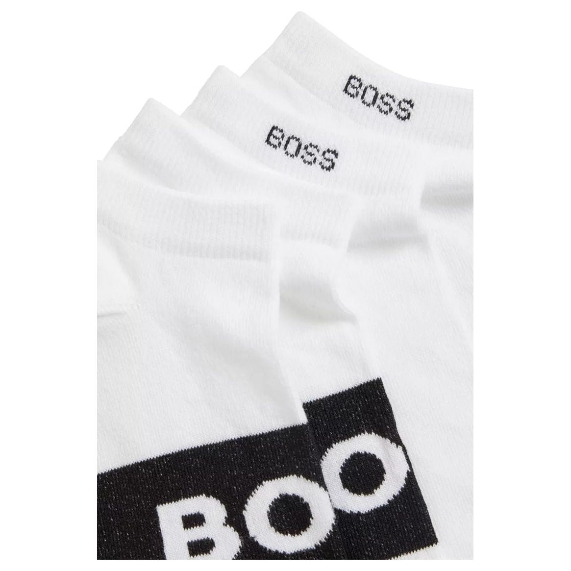 BOSS TWO-PACK OF ANKLE-LENGTH SOCKS IN STRETCH FABRIC - Yooto