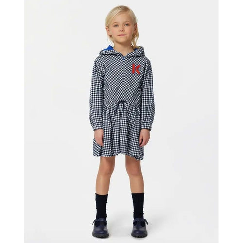 Load image into Gallery viewer, KENZO KIDS HOODED FLANNEL DRESS - Yooto
