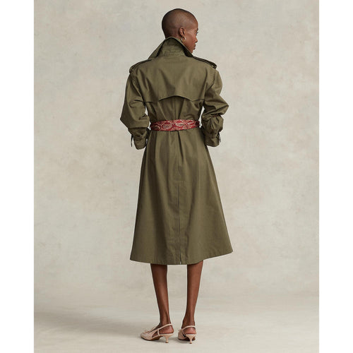 Load image into Gallery viewer, Scarf-Belt Poplin Trench Coat - Yooto
