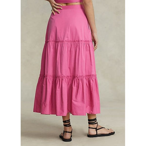 Load image into Gallery viewer, POLO RALPH LAUREN TIERED A-LINE COTTON SKIRT - Yooto

