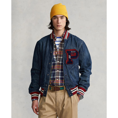 Load image into Gallery viewer, Denim Baseball Jacket - Yooto
