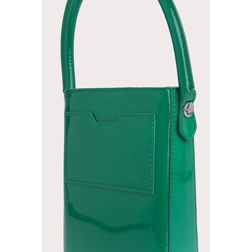 Load image into Gallery viewer, BY FAR NOTE CLOVER GREEN PATENT LEATHER - Yooto
