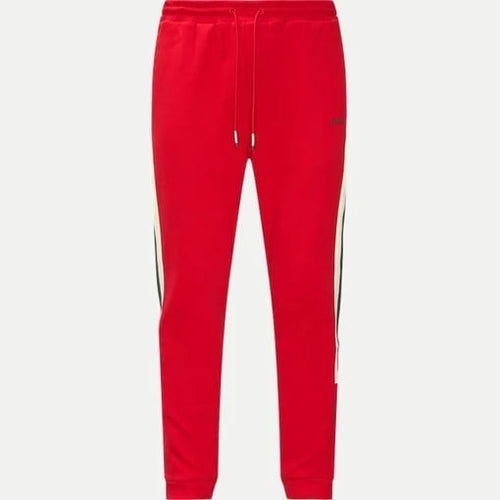 Load image into Gallery viewer, COTTON-BLEND TRACKSUIT BOTTOMS WITH SIDE STRIPES - Yooto
