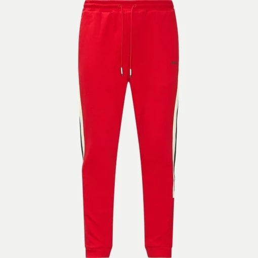 COTTON-BLEND TRACKSUIT BOTTOMS WITH SIDE STRIPES - Yooto