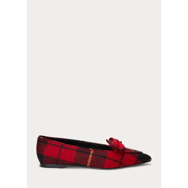 POLO RALPH LAUREN ASHTYN PLAID WOOL LOAFER - Yooto