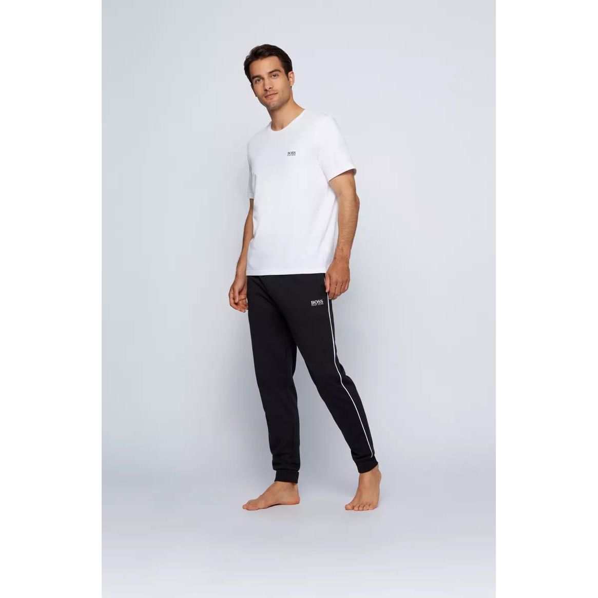 LOUNGEWEAR T-SHIRT IN STRETCH COTTON - Yooto