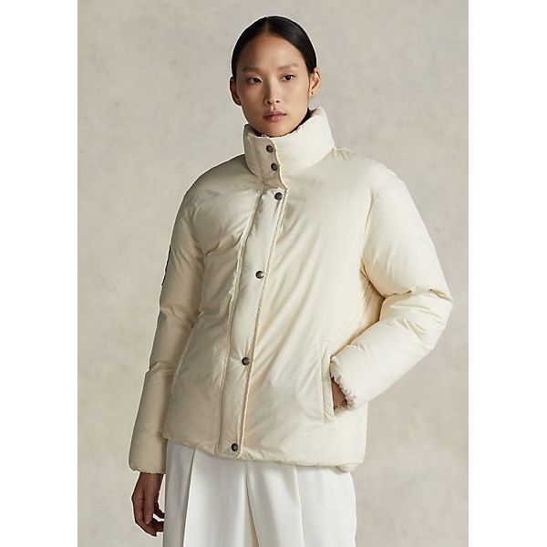Polo by Ralph Lauren Jackets & Coats | Polo Ralph Lauren Down Puffer Jacket Aztec Women's XL Nwt | Color: Brown/Cream | Size: XL 