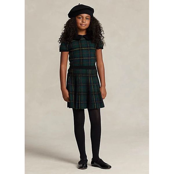 POLO RALPH LAUREN SCOTTISH WOOL SWEATER AND SKIRT - Yooto