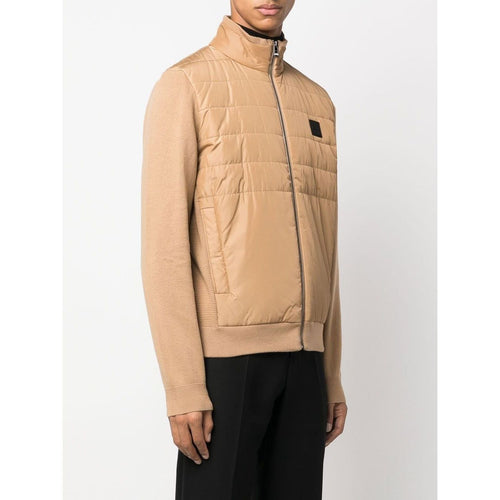 Load image into Gallery viewer, BOSS REGULAR-FIT ZIPPED JACKET IN COTTON AND VIRGIN WOOL - Yooto
