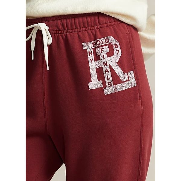 POLO RALPH LAUREN RL-LOGO FLEECE TRACKSUIT BOTTOMS - Yooto