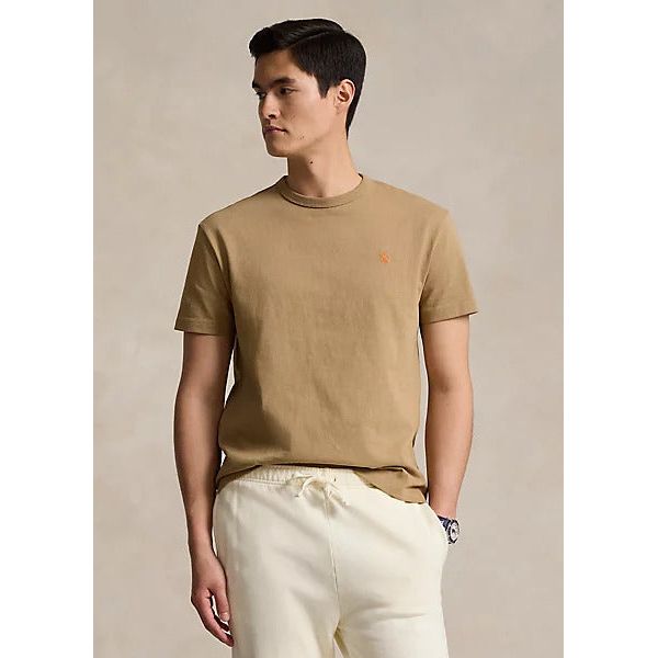 POLO RALPH LAUREN CLASSIC FIT JERSEY CREWNECK T-SHIRT - Yooto