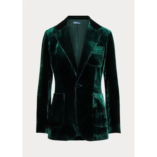 Load image into Gallery viewer, POLO RALPH LAUREN SILK-BLEND VELVET BLAZER - Yooto
