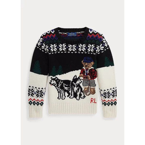 Load image into Gallery viewer, POLO RALPH LAUREN POLO BEAR WOOL BLEND SWEATER - Yooto
