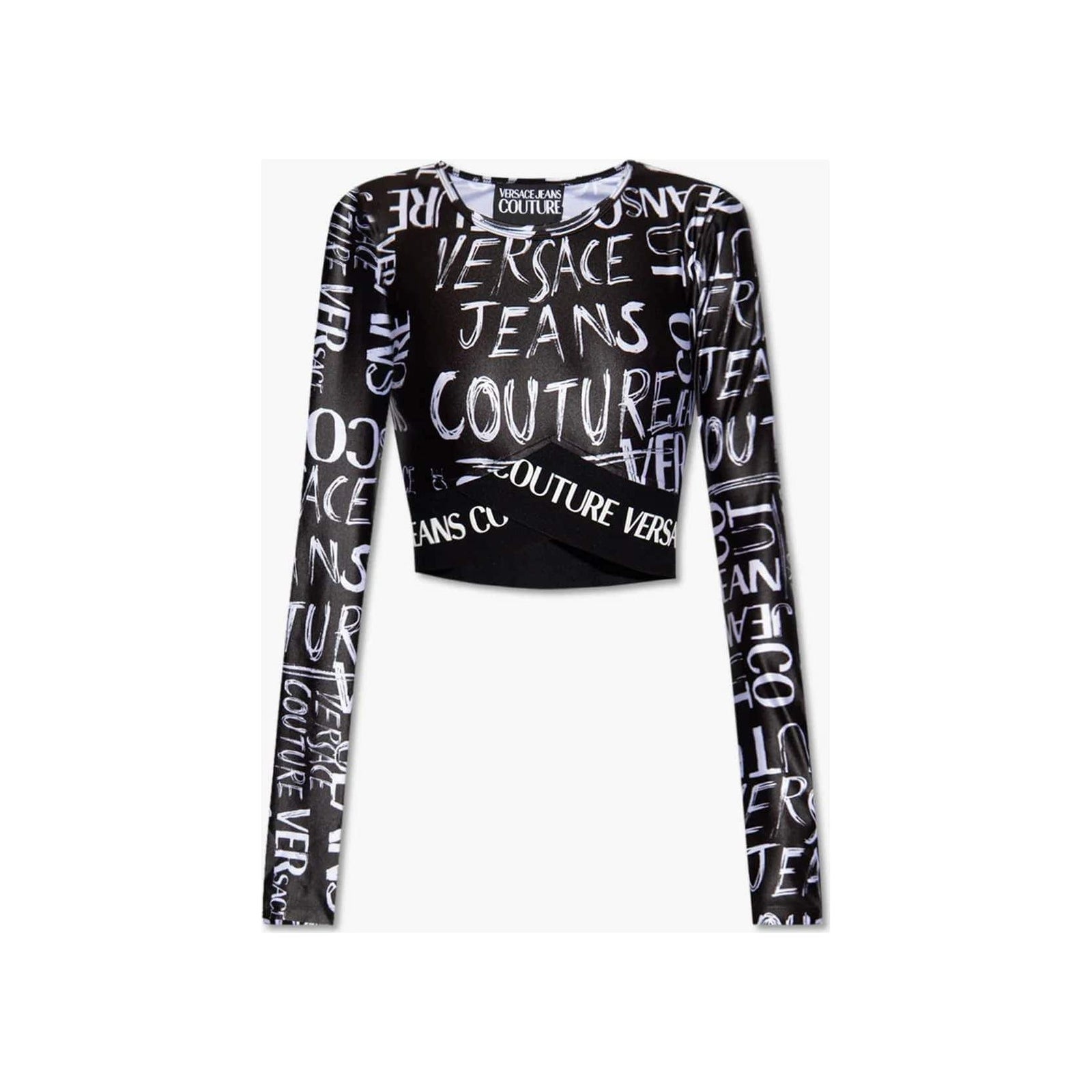 VERSACE JEANS COUTURE TOP WITH LONG SLEEVES - Yooto